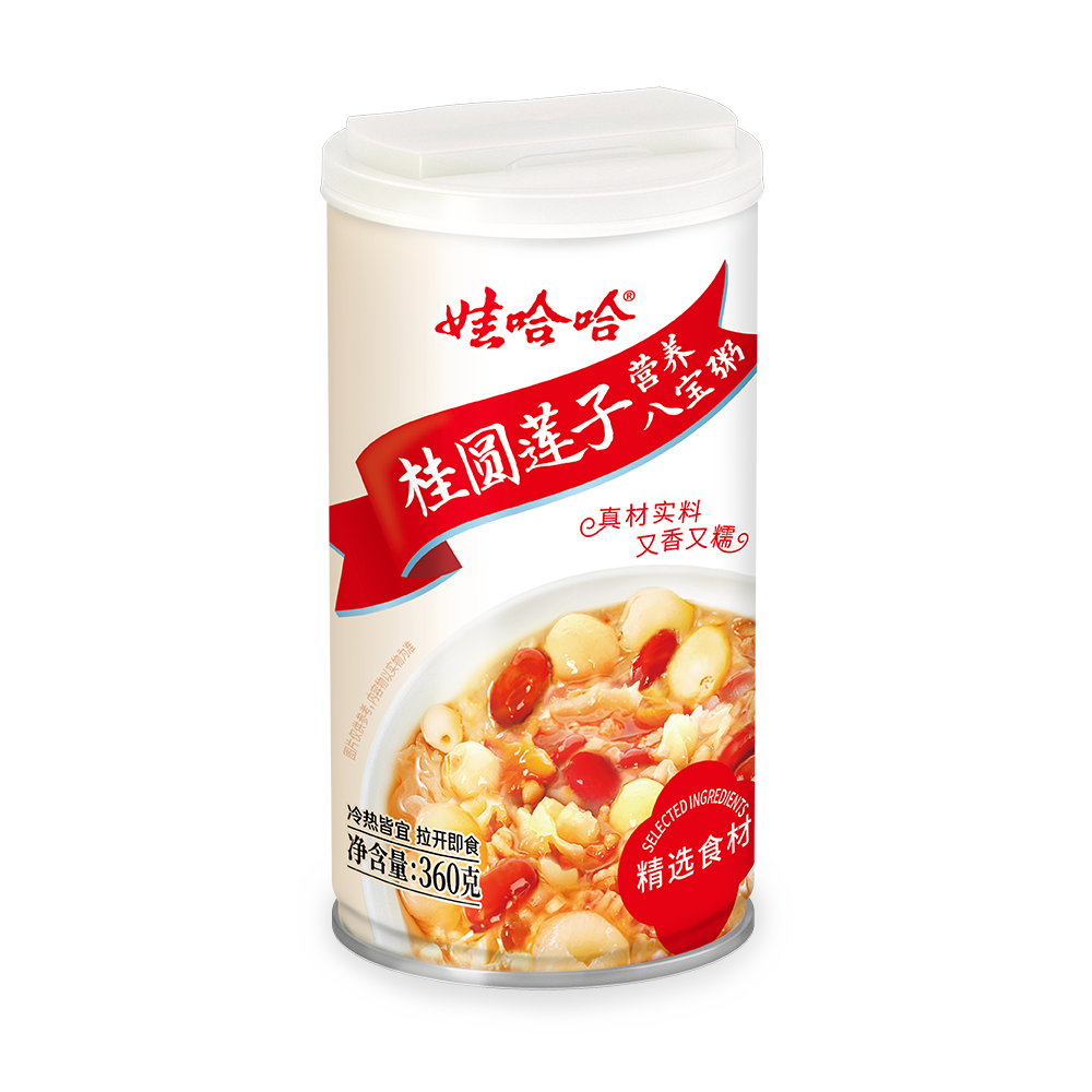 娃哈哈桂圆莲子营养八宝粥-有机食品加工生产华丰果业